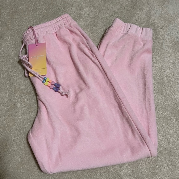 Stoney Clover Lane by Target pink terrycloth pants size small NWT. - Picture 6 of 8